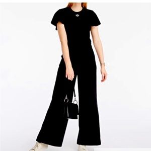 adidas wide legged jumper w pockets